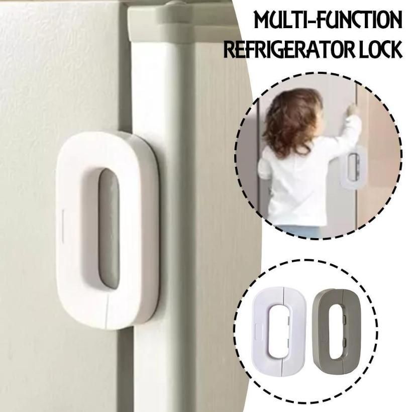Refrigerator Lock/Cabinet Locks with Strong Adhesive