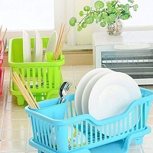 3 in 1 Kitchen Dish Drainer – Space-Saving Rack for Easy Drying