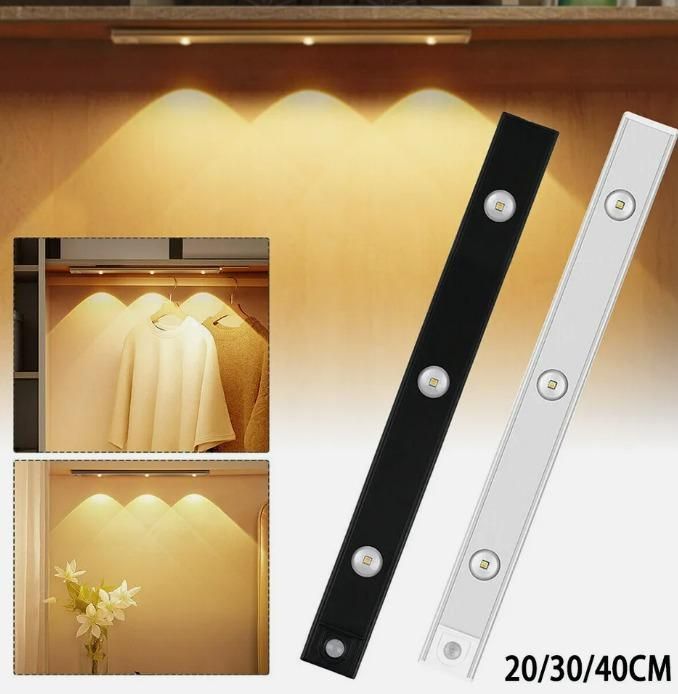 LED LIGHT(PIR) Motion Sensor Cabinet  With USB Rechargeble