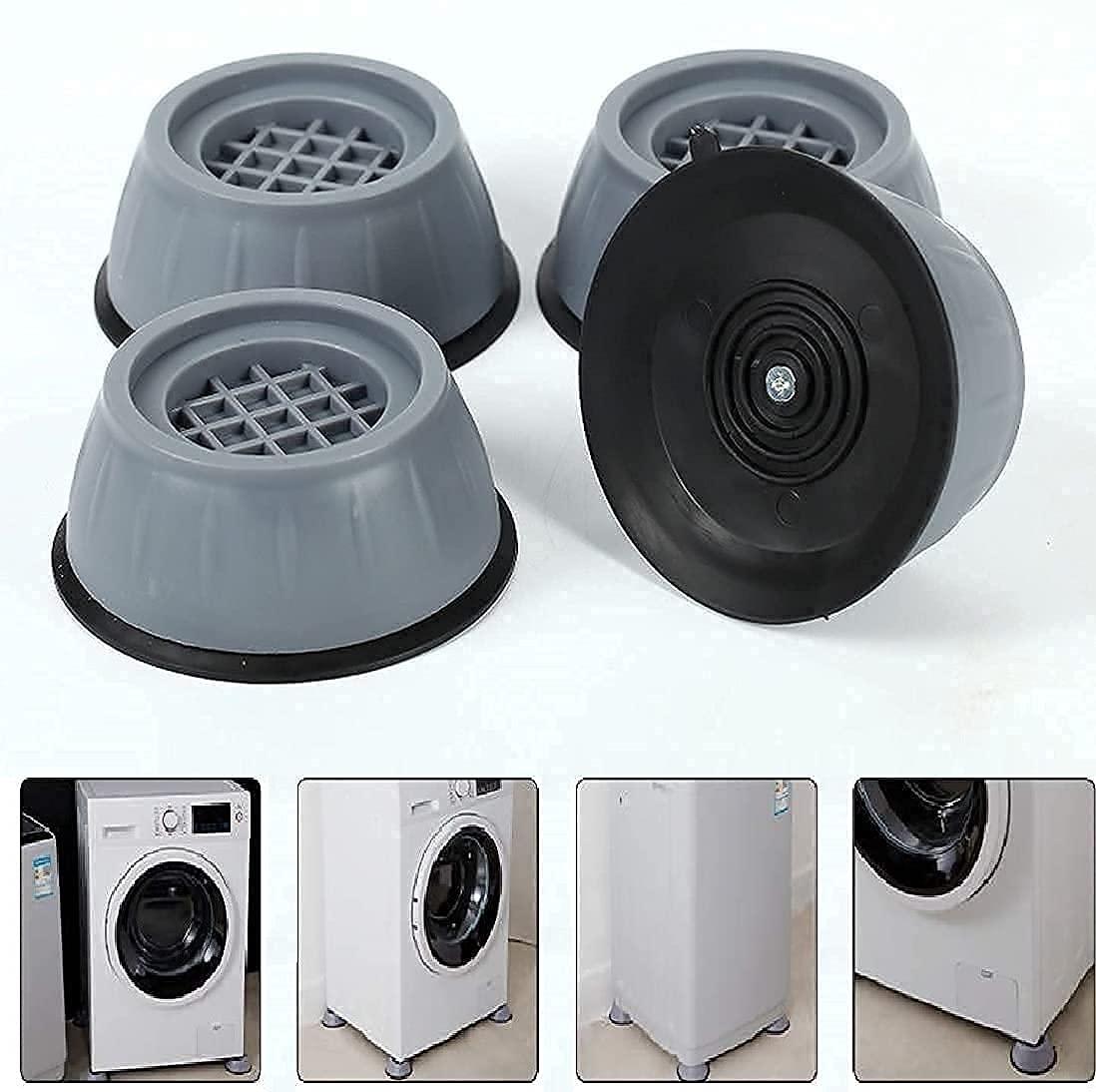 Anti-vibration Pads For Washing Machine - 4 Pcs Shock Proof Feet For Washer ,Dryer, Great For Home, Laundry Room, Kitchen, Washer, Dryer, Table, Chair, Sofa, Bed (4 Units)