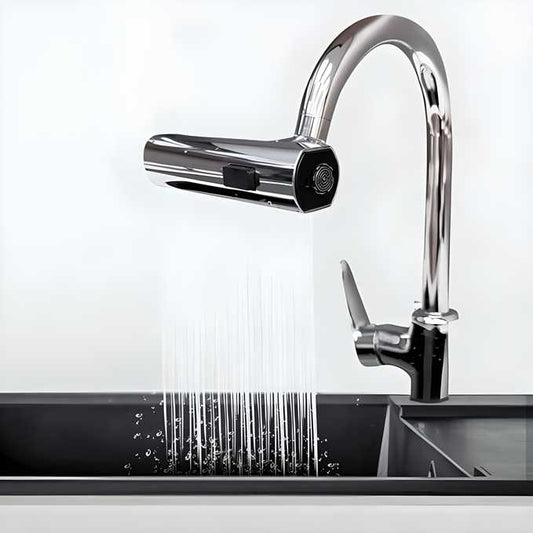 3 in 1 -(360 degree) Waterfall Kitchen Faucet, Touch Faucet, Extender for Kitchen Sink
