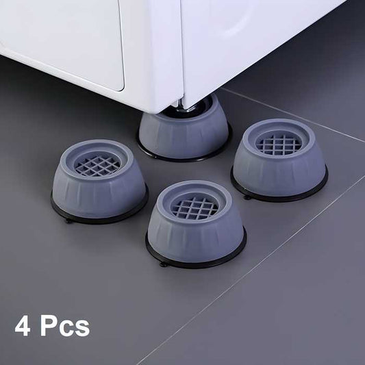 Anti-vibration Pads For Washing Machine - 4 Pcs Shock Proof Feet For Washer ,Dryer, Great For Home, Laundry Room, Kitchen, Washer, Dryer, Table, Chair, Sofa, Bed (4 Units)