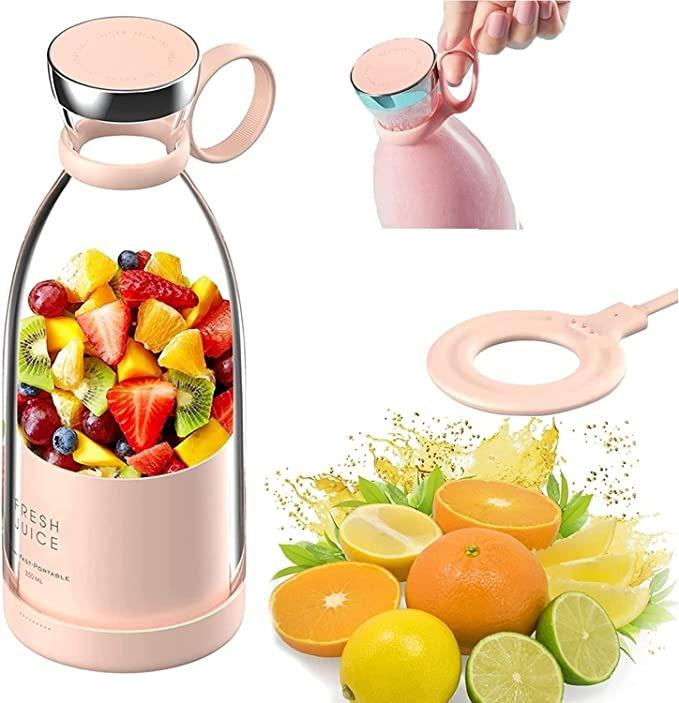 MIXEN Fresh Juice Portable Blender, 350ML (Smoothie Blender Bottle, Grinder For Smoothie or Shakes, Baby Food, Personal Mixer, Mini Juicer Travel/School/Office/Workout/Travel Use)
